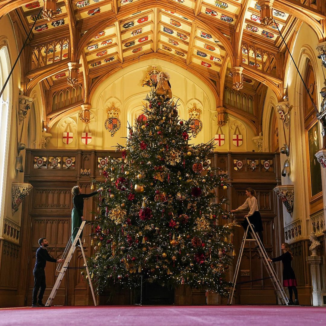 История королевской рождественской елки в Виндзорском замке